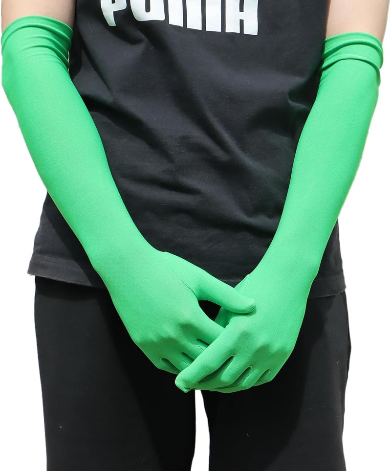 Sheface Men's and Women's 15'' Long Spandex Banquet Party Wedding Gloves - Stretchy Costumes - Image 4